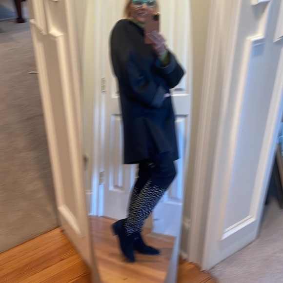 Steinbock 🔥SALE🔥Tyrol/Austria black and grey Cashmere and Virgen  Wool coat - Picture 2 of 14